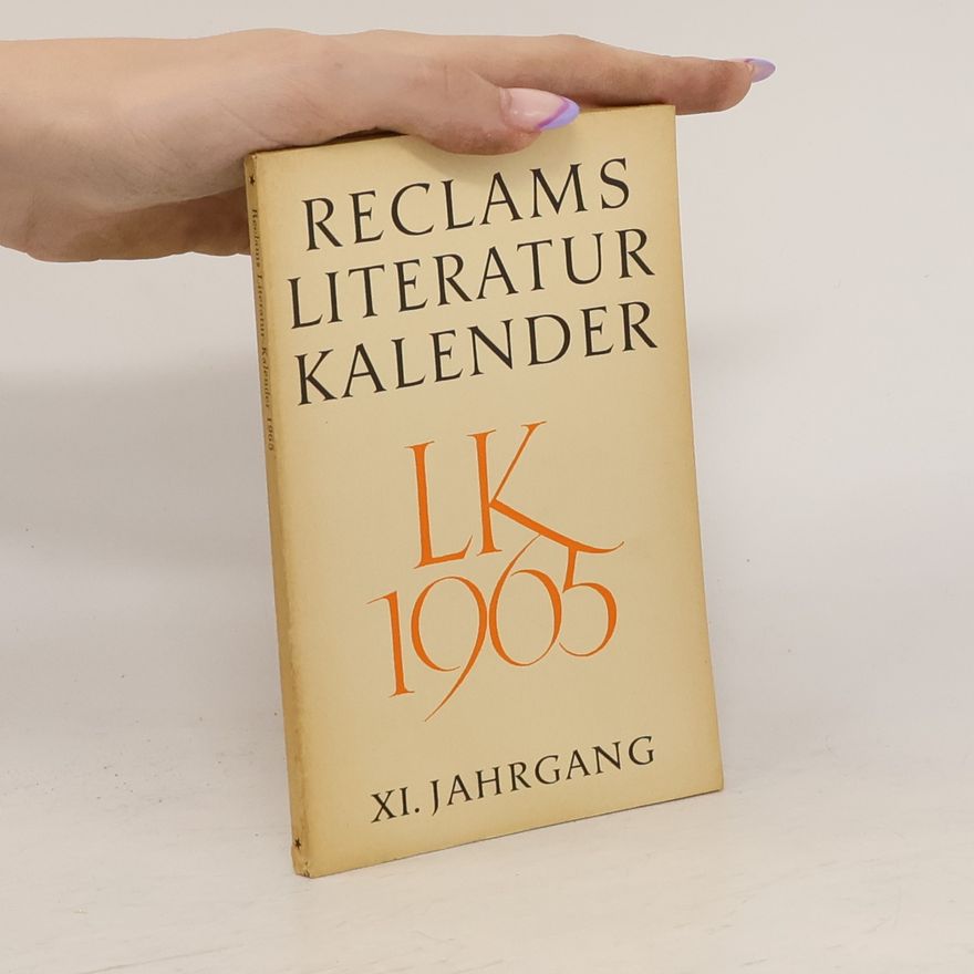 Collectif d'auteurs Reclams Literatur - Kalender 1965