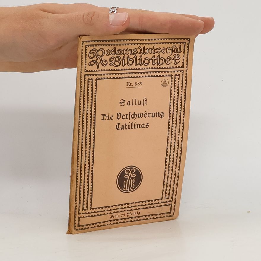 Max Oberbreyer Die Verschwörung Catilinas von Sallust