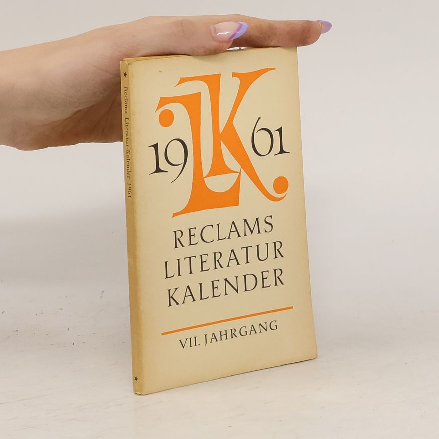 Collectif d'auteurs Reclams Literatur-Kalender 1961