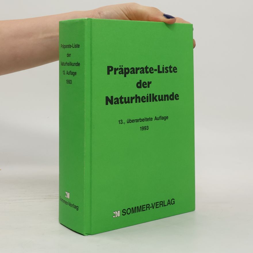 Jörg Sommer Präparate-Liste der Naturheilkunde
