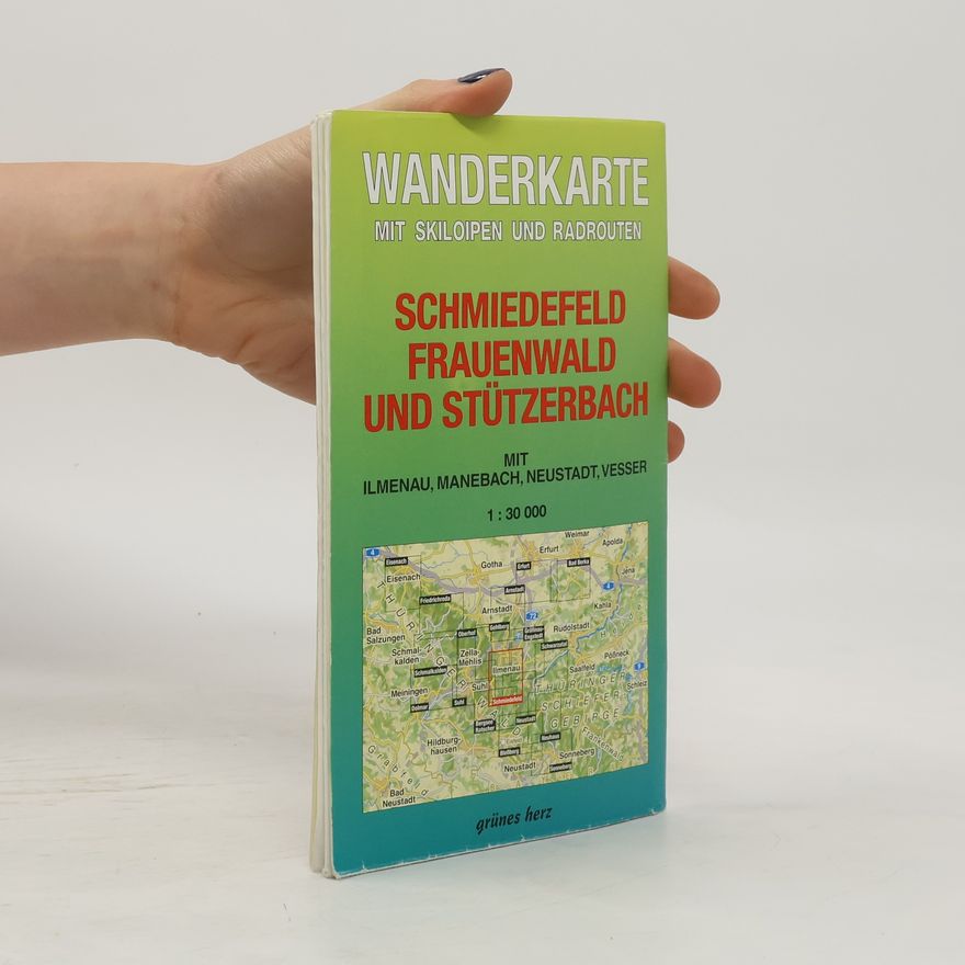 Lutz Gebhardt Wanderkarte mit Skiloipen und Radrouten Schmiedefeld, Frauenwald und Stützerbach