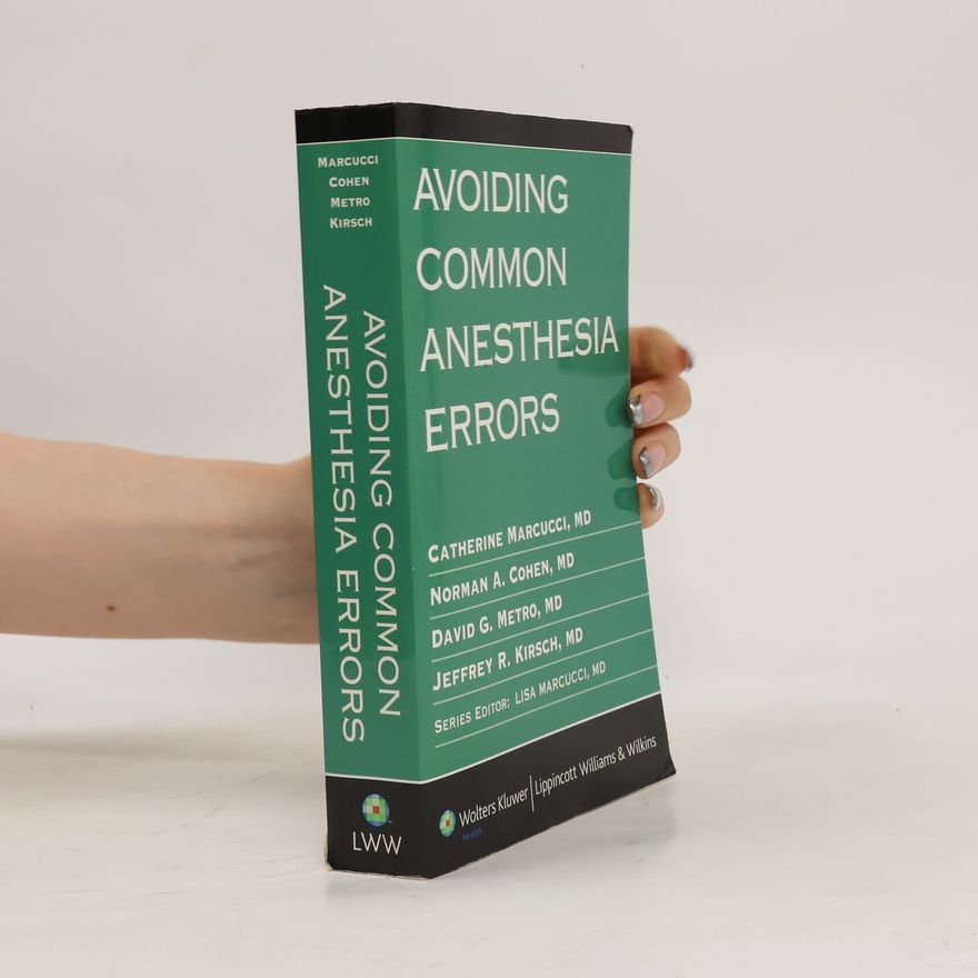 David G Metro Avoiding Common Anesthesia Errors