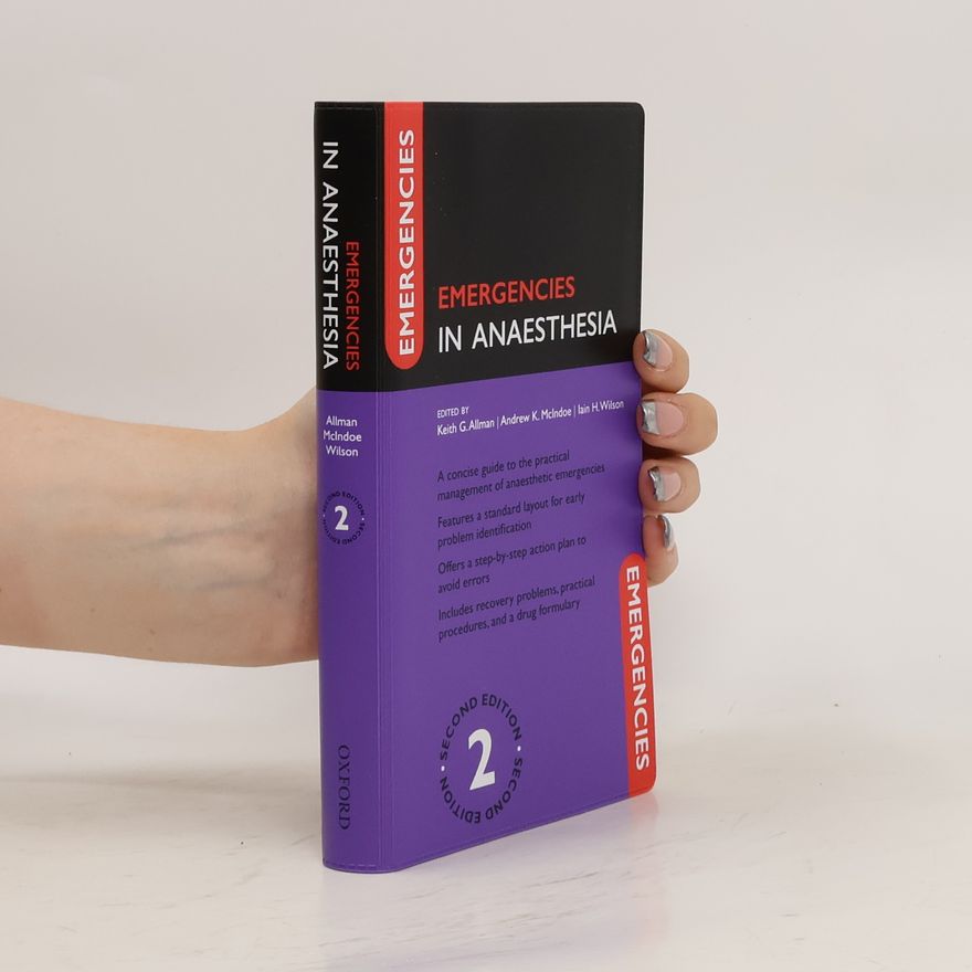 Keith A. Allman Emergencies in anaesthesia 2