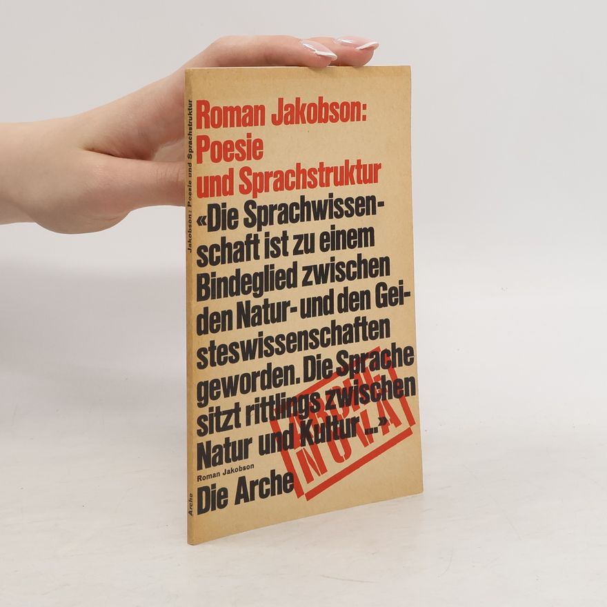 Roman Jakobson Poesie und Sprachstruktur