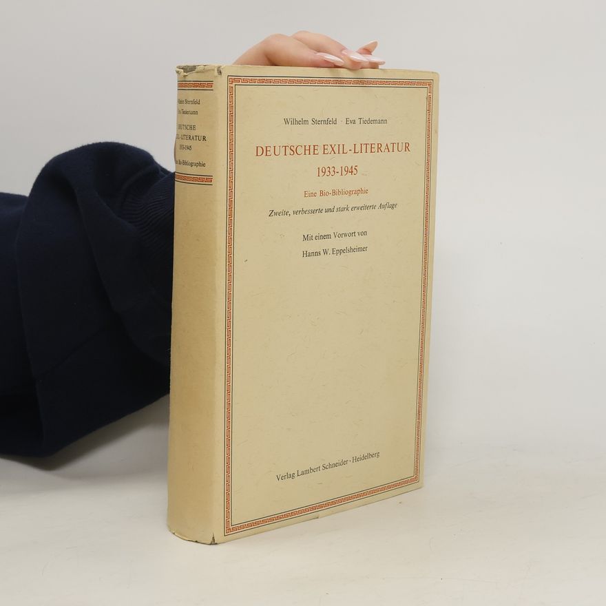 Eva Tiedemann Deutsche Exil-Literatur 1933-1945