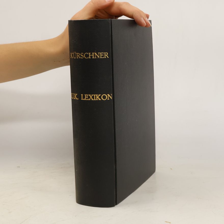 Joseph Kürschner Kürschner UK. Lexikon