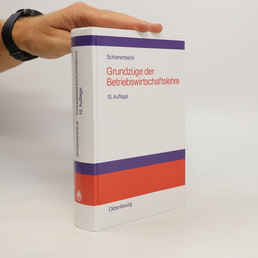Henner Schierenbeck Grundzüge der Betriebswirtschaftslehre