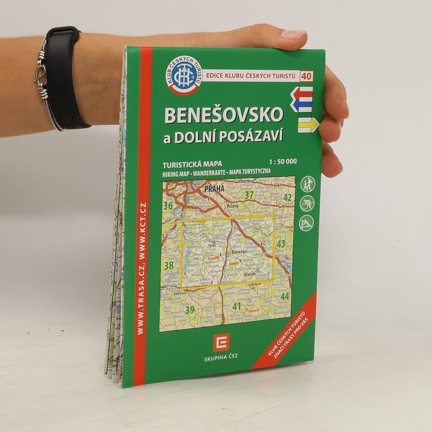 Autorenkollektiv KČT 40 Benešovsko,dolní Posázaví 1: 50 000 / 9.vydání 2022