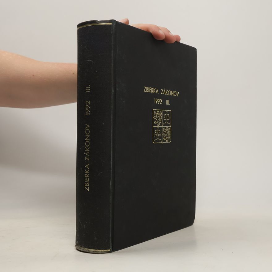 Collectif d'auteurs Zbierka zákonov 1992 III.