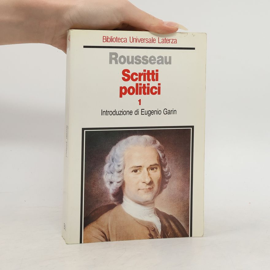 Jean-Jacques Rousseau Scritti politici 1