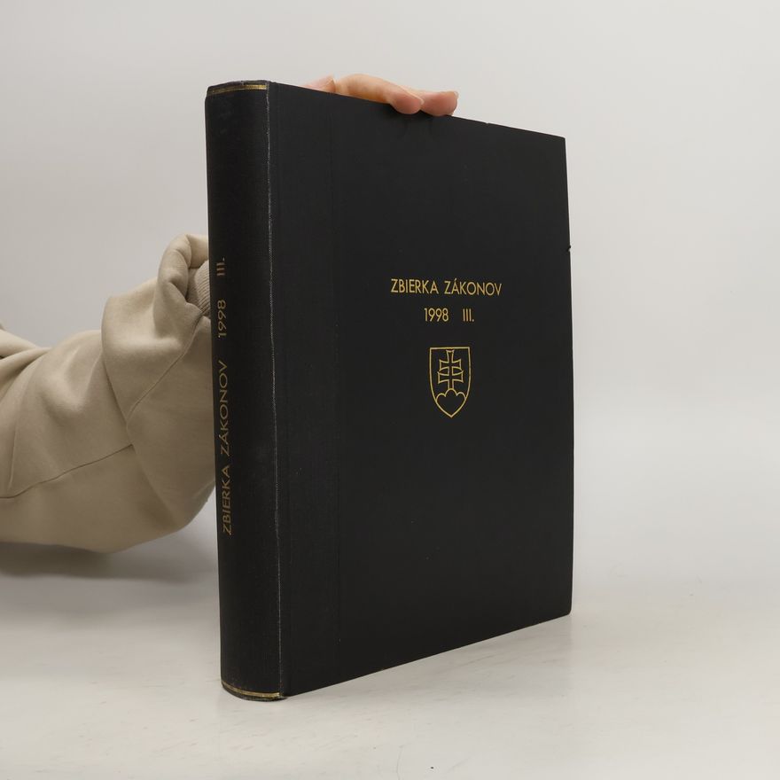 Collectif d'auteurs Zbierka zákonov 1998 III.