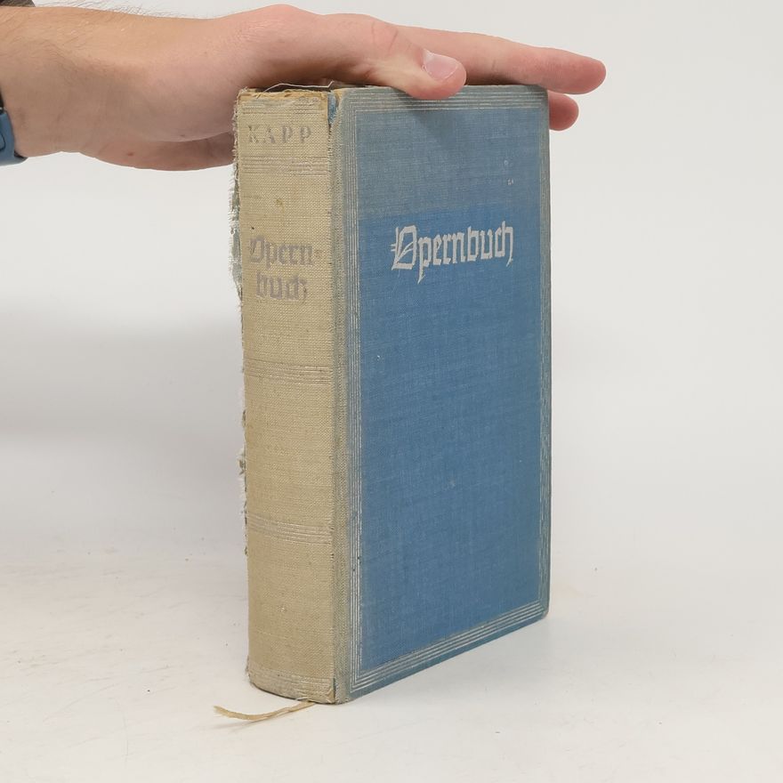Julius Kapp Das Opernbuch