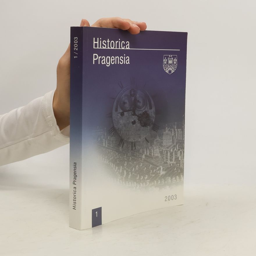 Pavla Státníková Historica Pragensia. Historický sborník Muzea hlavního města Prahy 1