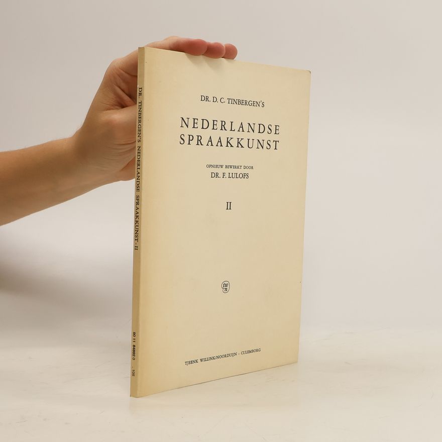 Dirk C. Tinbergen Nederlandse Spraakkunst II
