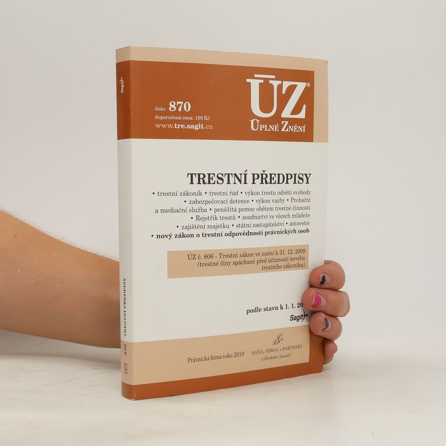 Kolektiv autorů Trestní předpisy