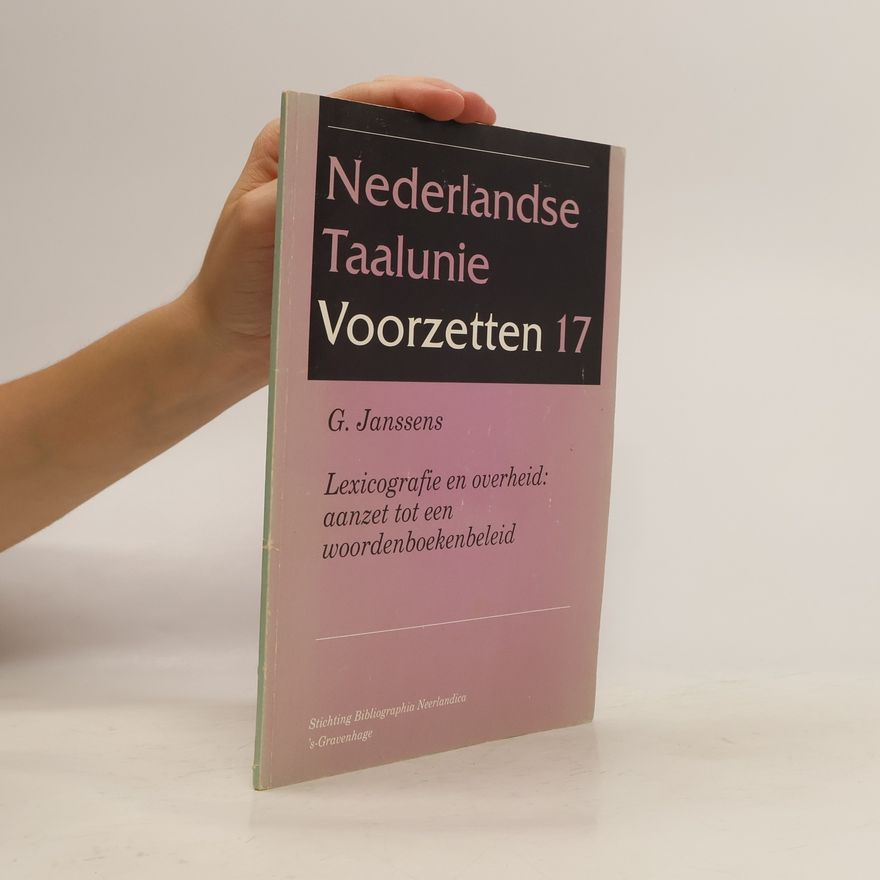 G. Janssens Lexicografie en overheid