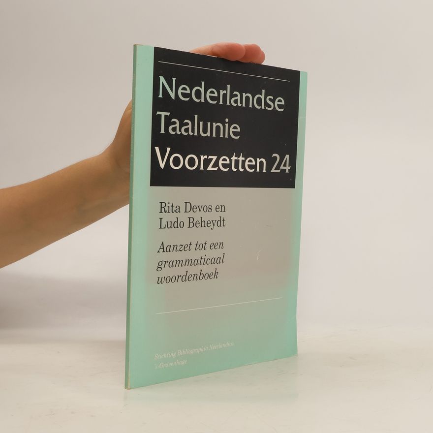 Ludo Beheydt Aanzet tot een grammaticaal woordenboek