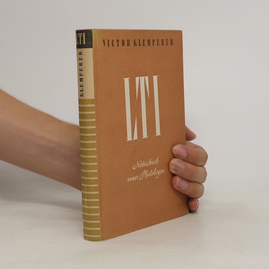 Victor Klemperer Notizbuch eines Philologen