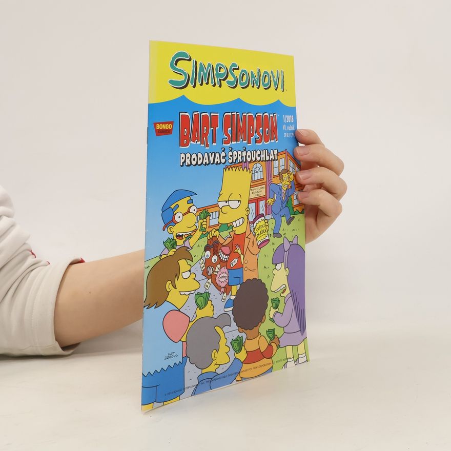 Matt Groening Simpsonovi. Bart Simpson 1/2018. Prodavač šprťouchlat