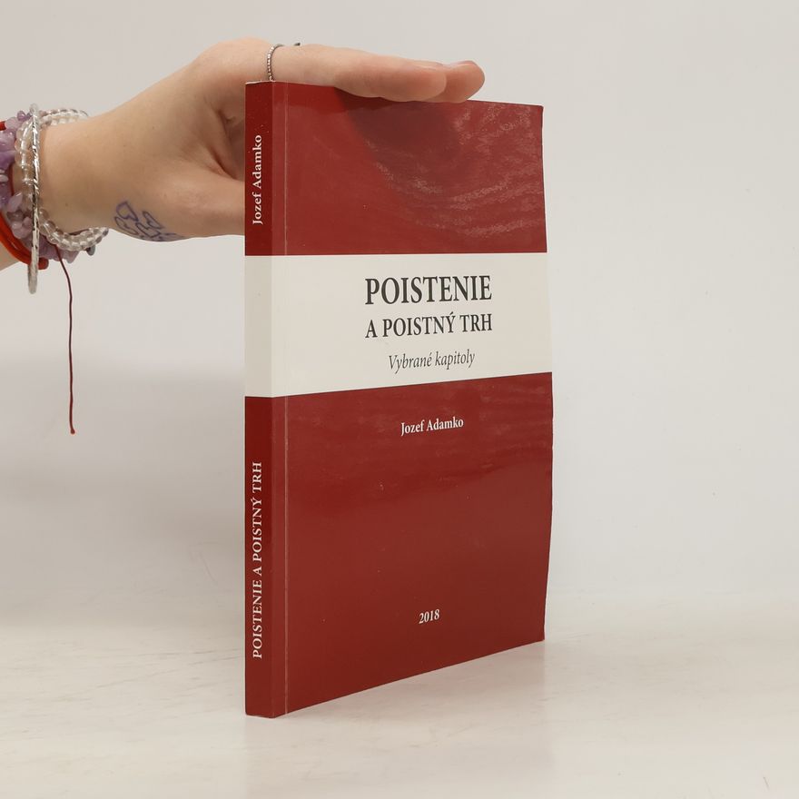 Jozef Adamko Poistenie a poistný trh 2018
