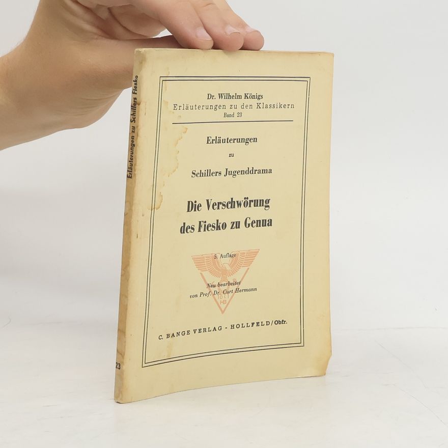 Kurt Schwitters Die Verschwörung des Fiesko zu Genua