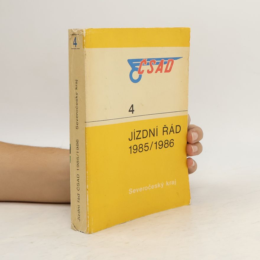 Autorenkollektiv Jizdní řád ČSAD 1985/1986 Severočeský kraj 4