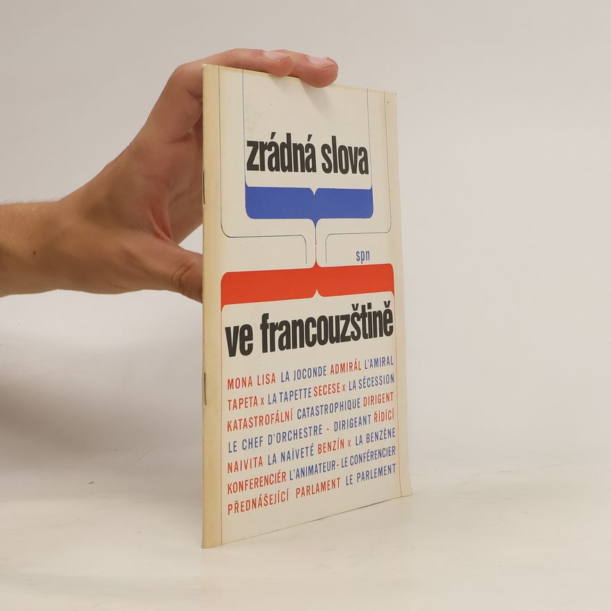 Otomar Radina Zrádná slova ve francouzštině