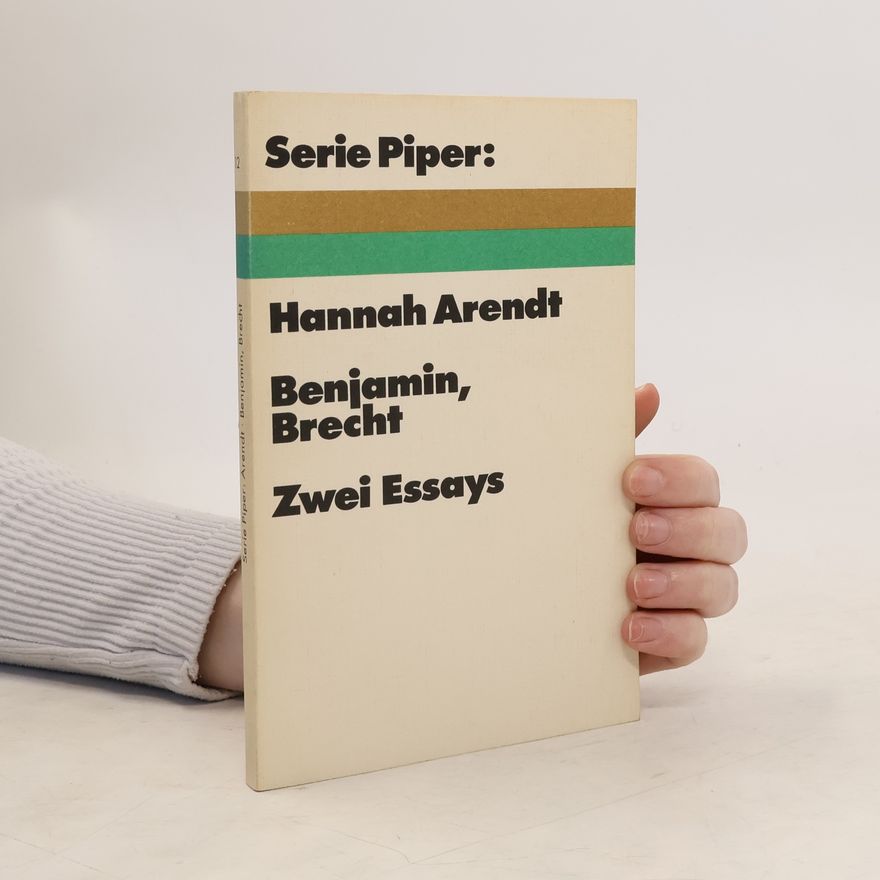 Hannah Arendt Walter Benjamin