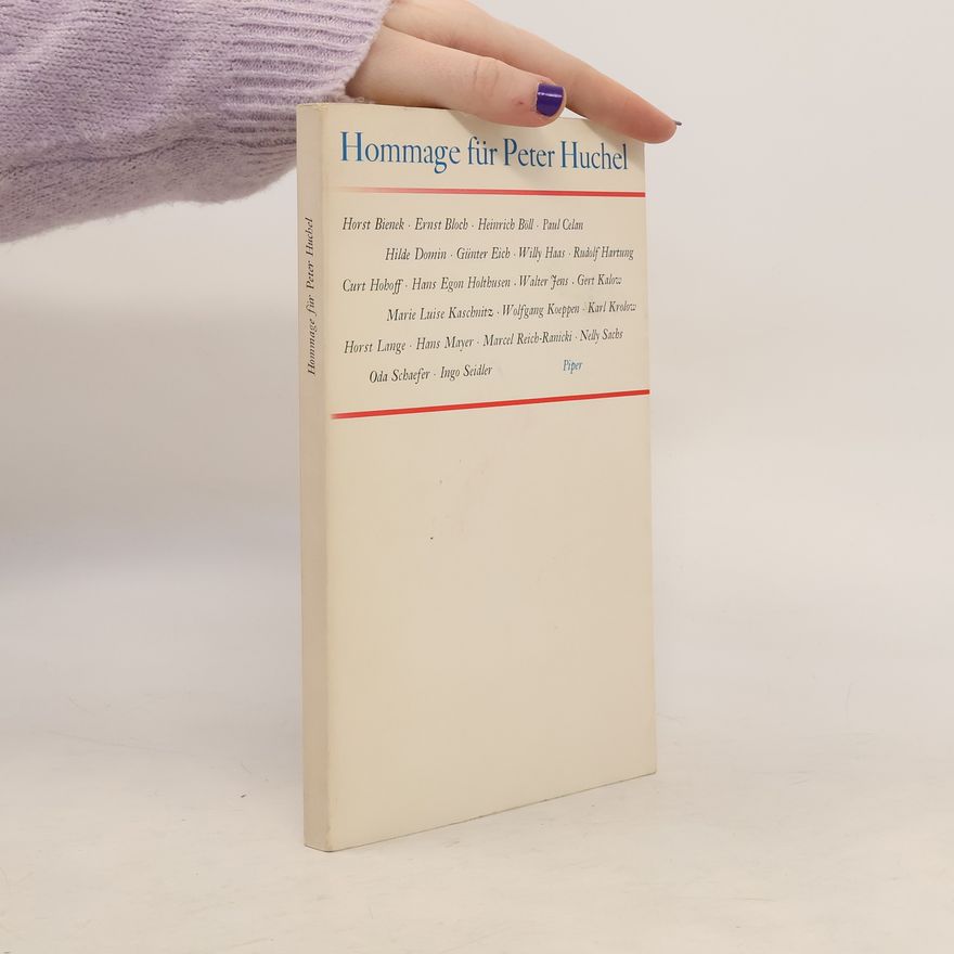 Horst Bienek Hommage für Peter Huchel