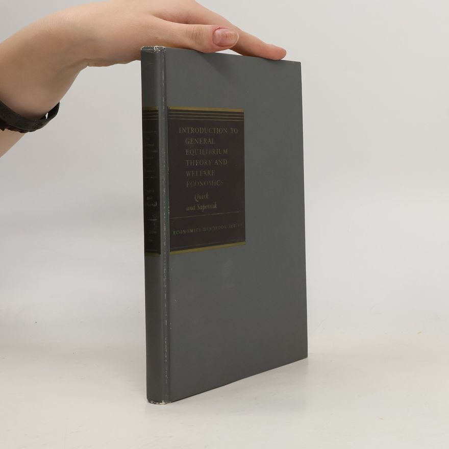 Autorenkollektiv Introduction To Generel Equilibrium Theory And Welfare Economics