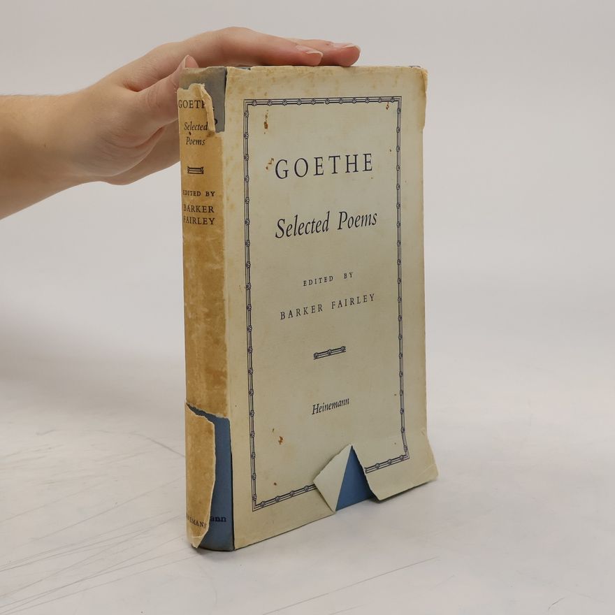 Barker Fairley Goethe, Selected Poems