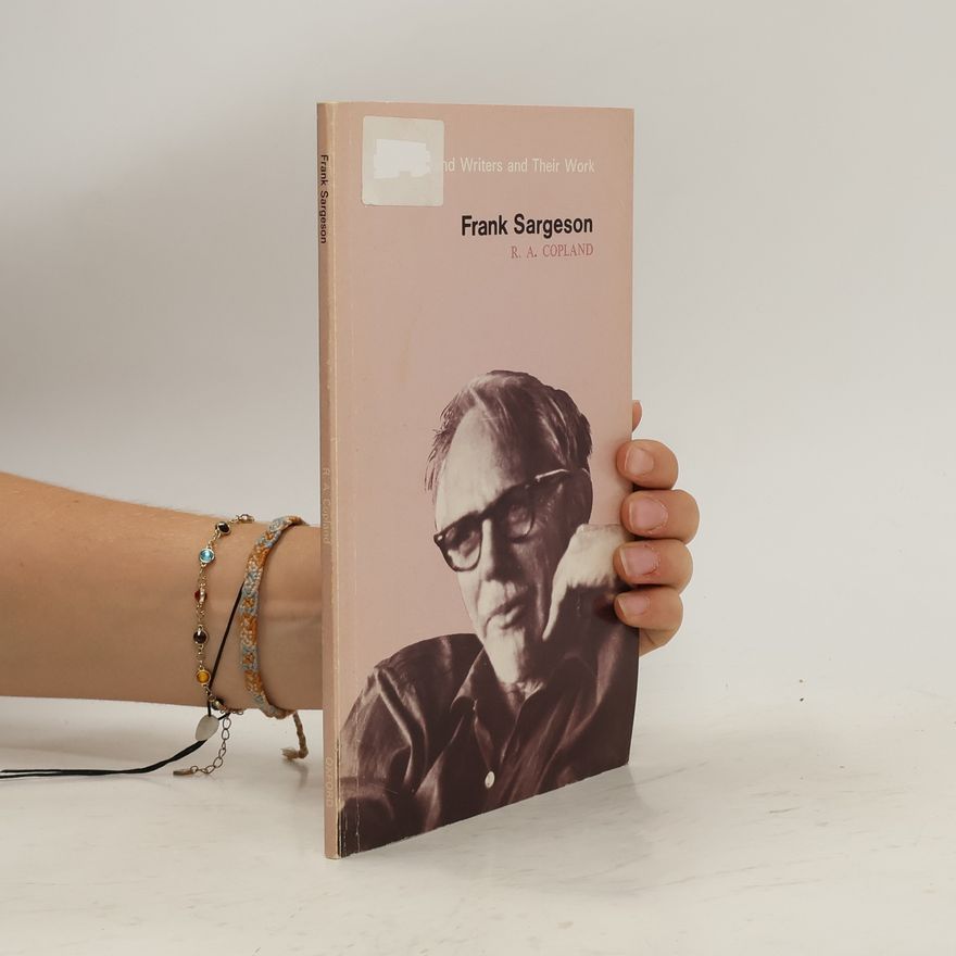 R.A. Copland Frank Sargeson