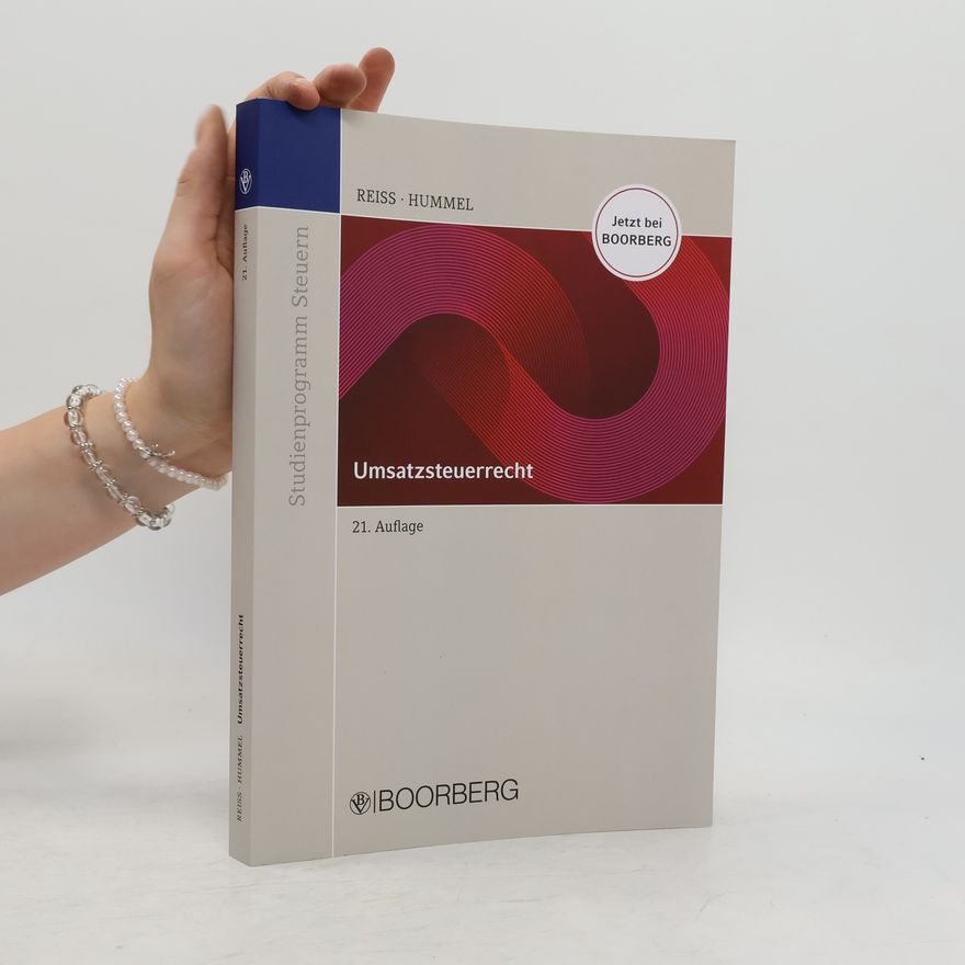 Wolfram Reiss Umsatzsteuerrecht