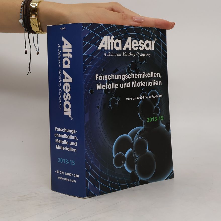 Kolektív autorov Forschungschemikalien, Metalle und Materialien