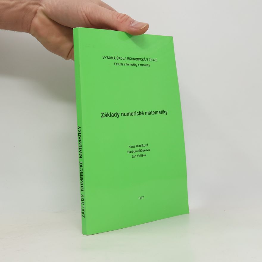 Barbora Štěpková Základy numerické matematiky