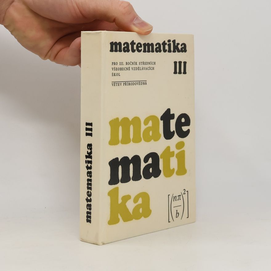 Kolektiv autorů Matematika III