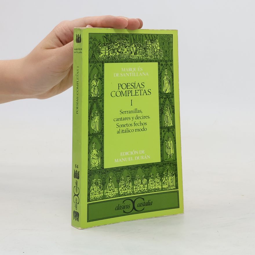 Marques de Santillana Poesías completas