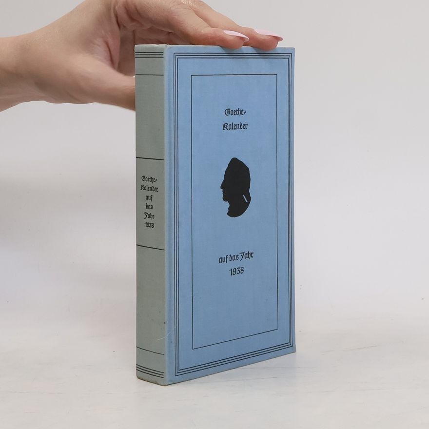 Autores varios Goethe Kalender auf das Jahr 1938
