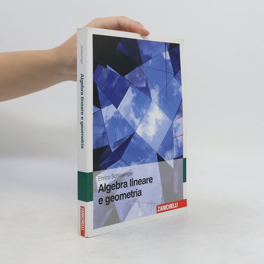 Enrico Schlesinger Algebra lineare e geometria