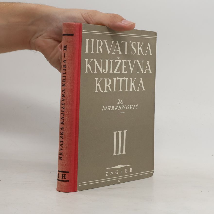 M. Marjhnovič Hrvatska književna kritika