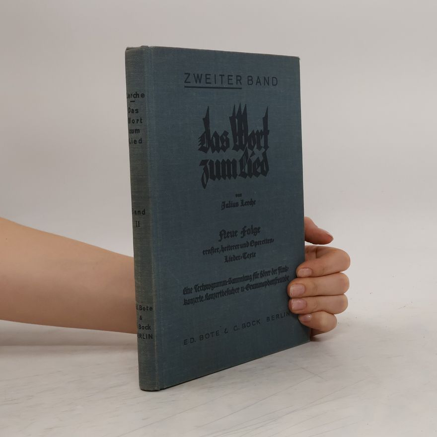 Julius Lerche Das Wort zum Lied II