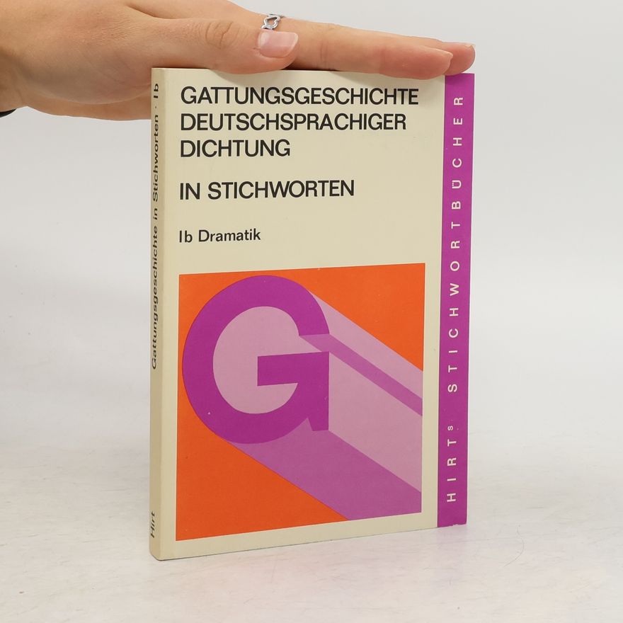 Ivo Braak Gattungsgeschichte deutschprachiger Dichtung in Stichworten