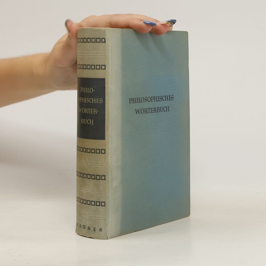 Various authors Philosophisches Wörterbuch