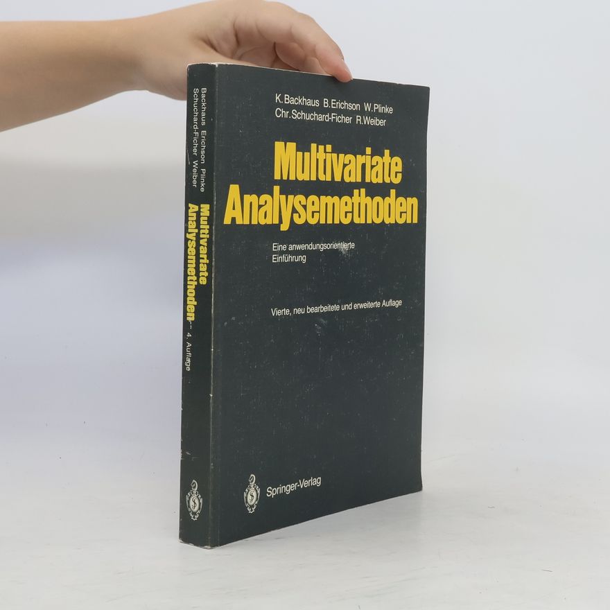 Klaus Backhaus Multivariate Analysemethoden