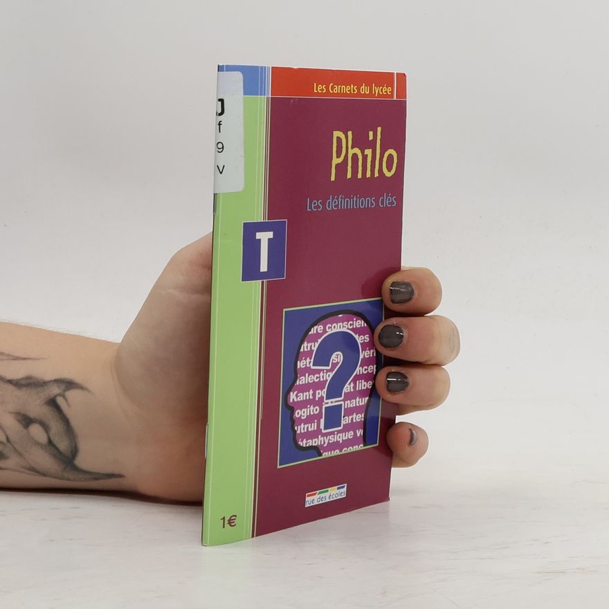 Various authors Philo Définitions - Carnet terminale