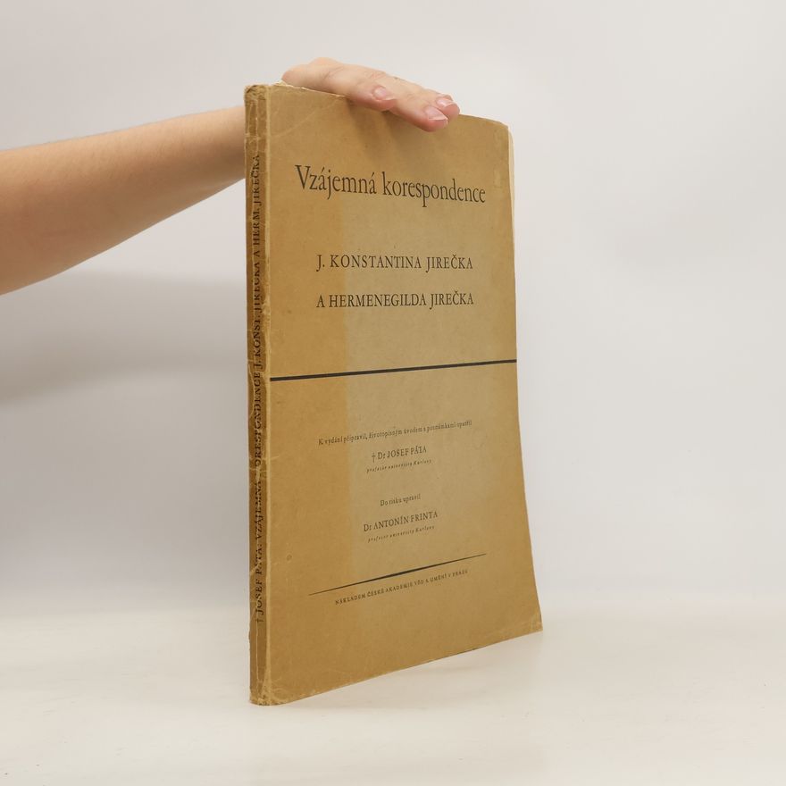 Hermenegilda Jirečka Vzájemná korespondence