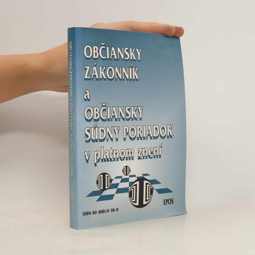 Various authors Občiansky zákonník a občiansky súdny poriadok v platnom znení