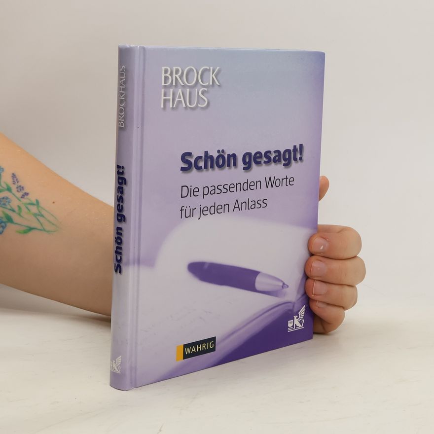 Kunigunde Wannow Brockhaus, Wahrig, schön gesagt!