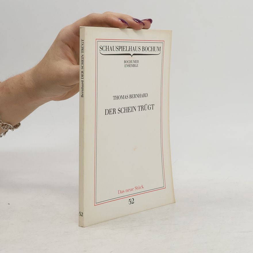 Thomas Bernhard Schauspielhaus Bochum 68. Der Theatermacher