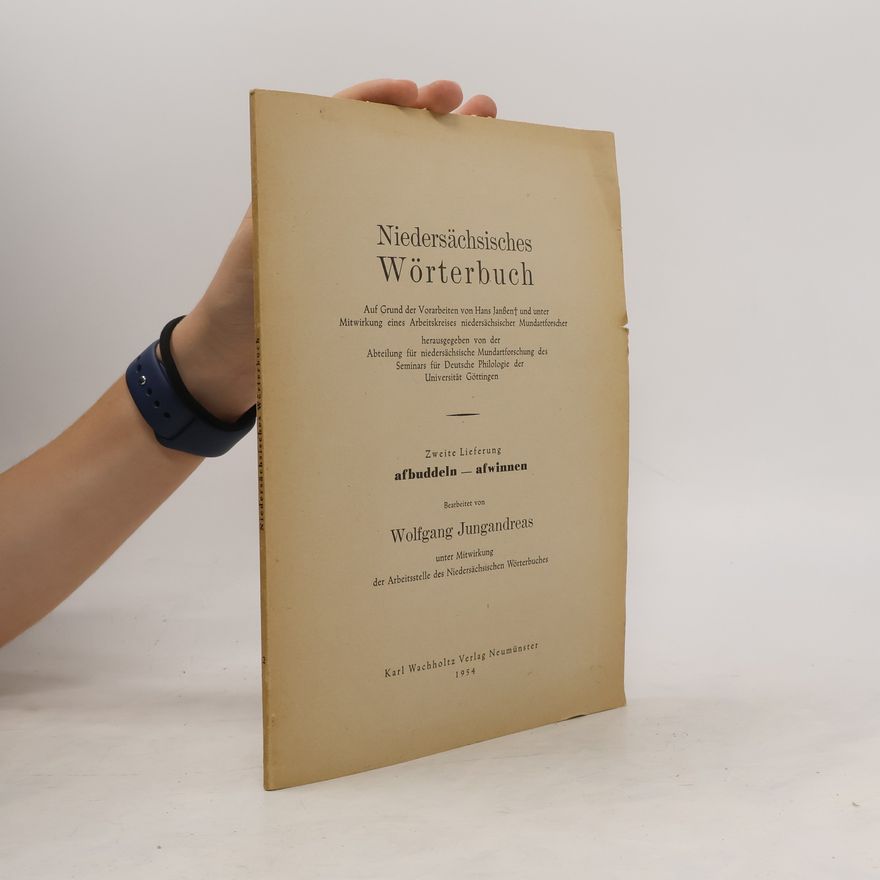 Wolfgang Krämer Niedersächsisches Wörterbuch